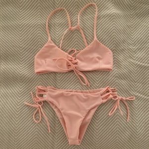 Lace Up Bikini